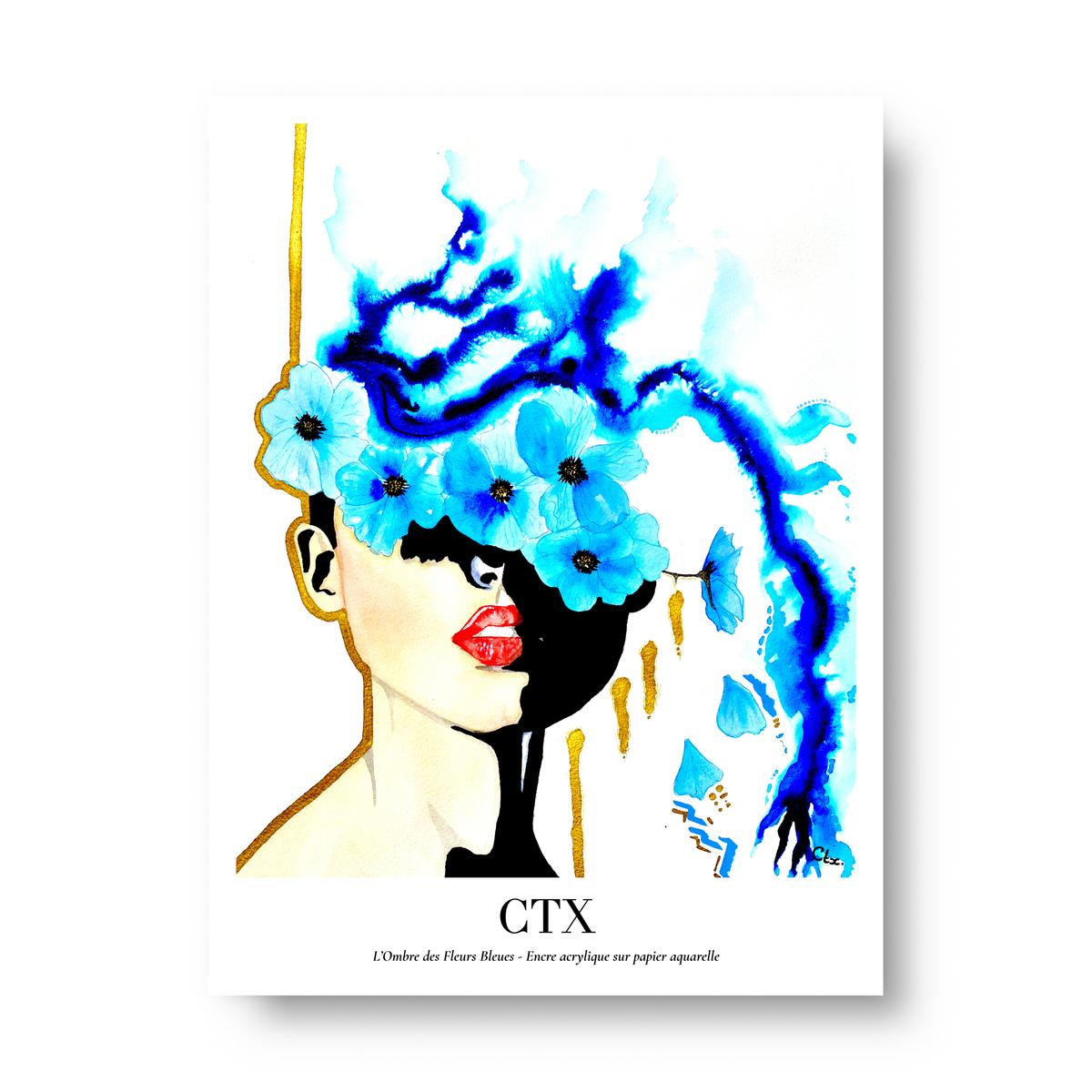 L'ombre des fleurs bleues